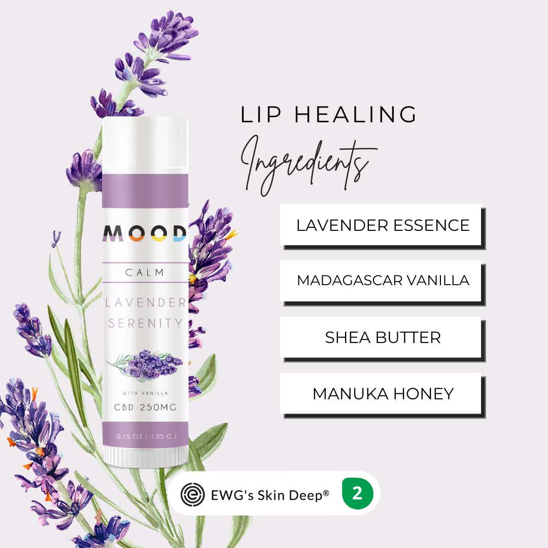 How Lavender Lip Balm Helps Soothe Sunburned Lips MOOD Skin Care